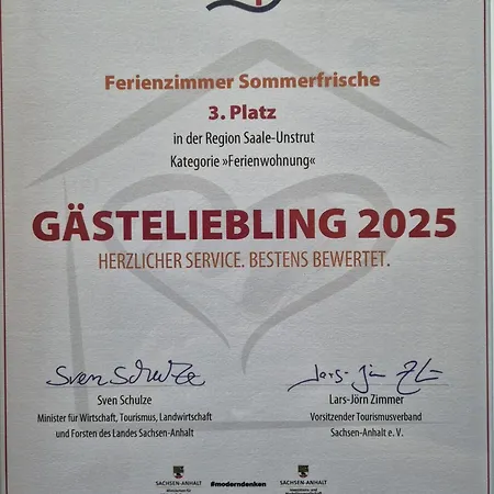 Accommodatie bij particulieren Sommerfrische *